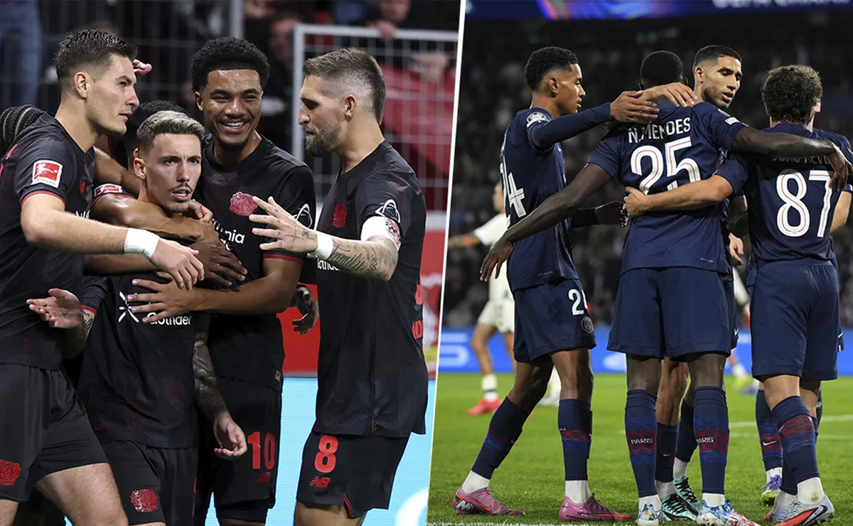 Las alineaciones de Bayer Leverkusen vs. PSG por la Champions League