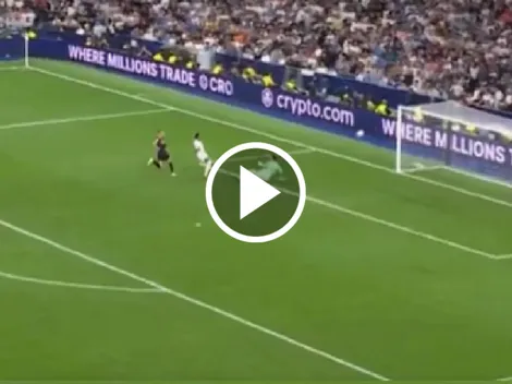 Thibaut Courtois hace una parada imposible a una pierna ante Juventus