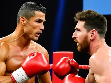 Este sería el ganador de una pelea de box entre Cristiano Ronaldo y Messi