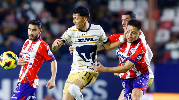 Pumas y San Luis se miden esta noche en CU.