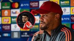 Luis Díaz recibió elogios del DT Vincent Kompany.