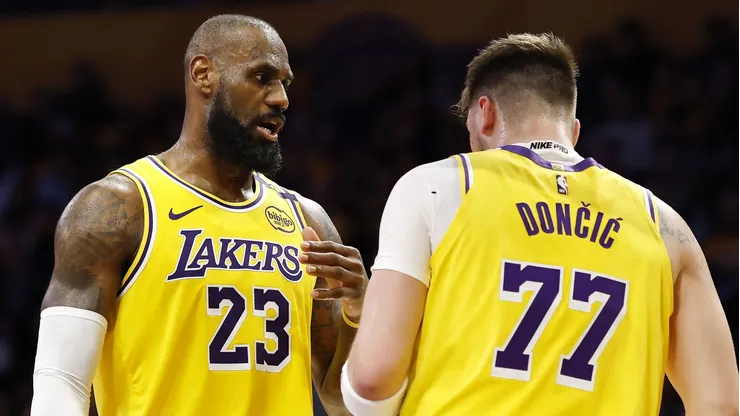 LeBron James y Luka Doncic desean conseguir un anillo histórico con Los Angeles Lakers.
