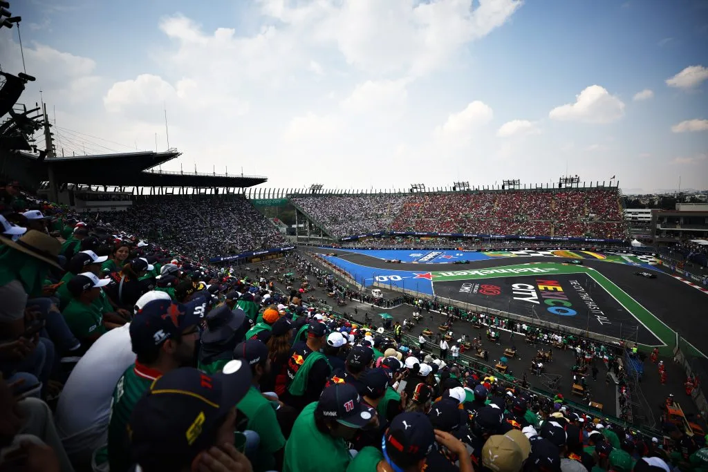 Gradas del Autódromo Hermanos Rodríguez (GETTY IMAGES)