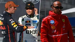 Max Verstappen, Lando Norris y Lewis Hamilton
