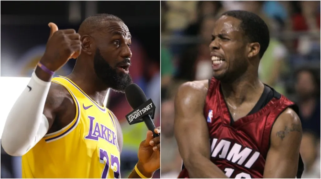 LeBron James y Damon Jones en la NBA. (Foto: Getty Images)