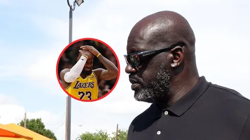 LeBron James y Shaquile O'Neal fueron campeones en Lakers.