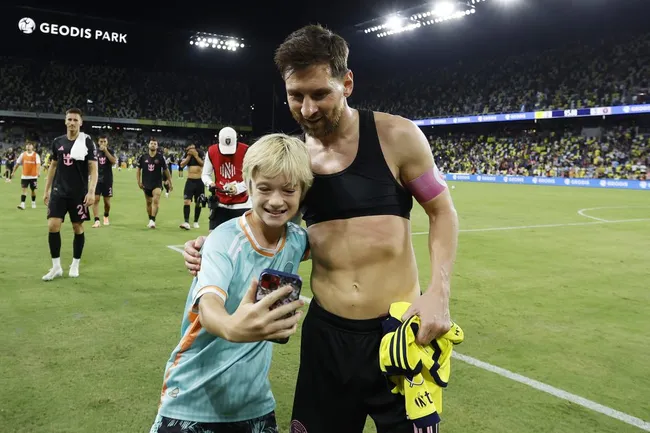 Messi terminó feliz en su último juego con Nashville: ¿repetirá? [foto: Getty]