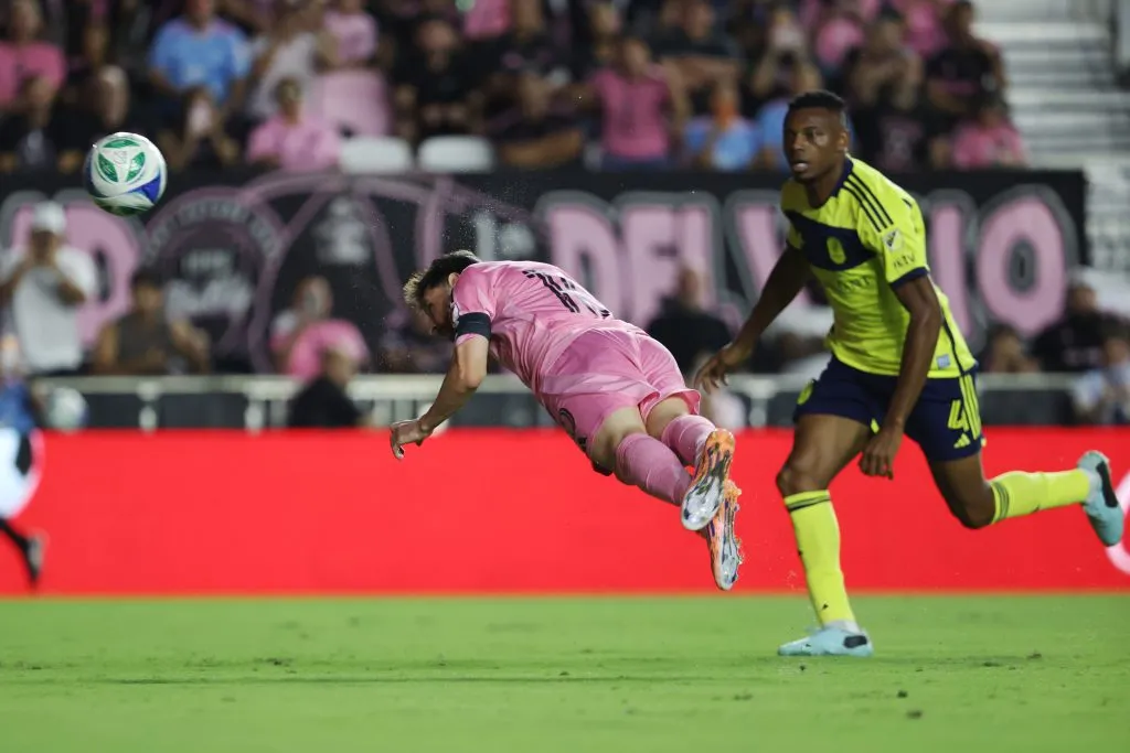 Messi marcó ¡de cabeza! ante Nashville y sorprendió a todos [Getty]