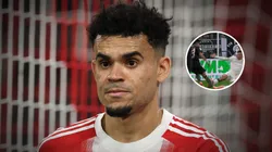 Luis Díaz recibió una dura patada