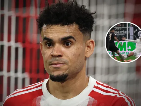 La brutal patada que recibió Luis Díaz que terminó en expulsión