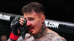 Tom Aspinall no pudo continuar la pelea ante Ciryl Gane por un piquete de ojo.