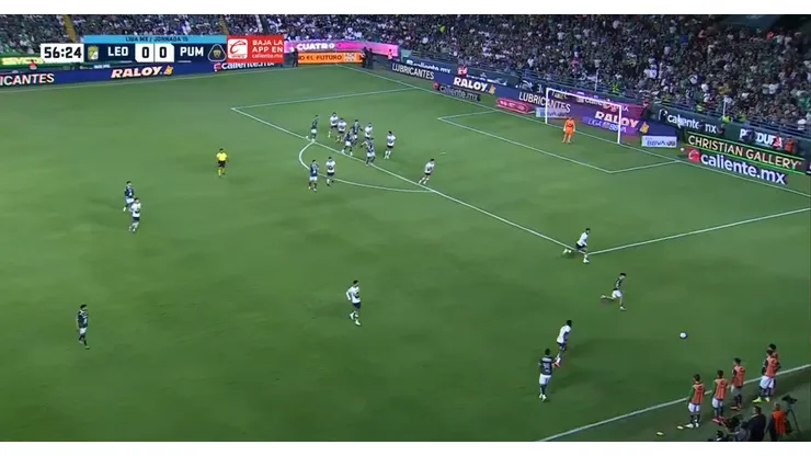 James Rodríguez ingresó al campo de juego y León marcó el 1-0 casi al instante