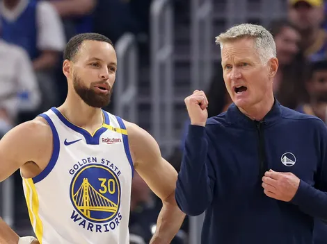 Steve Kerr se molestó con un compañero clave de Curry en Warriors
