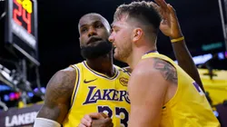 LeBron James y Luka Doncic están lesionados en Lakers.