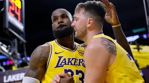 LeBron James y Luka Doncic están lesionados en Lakers.