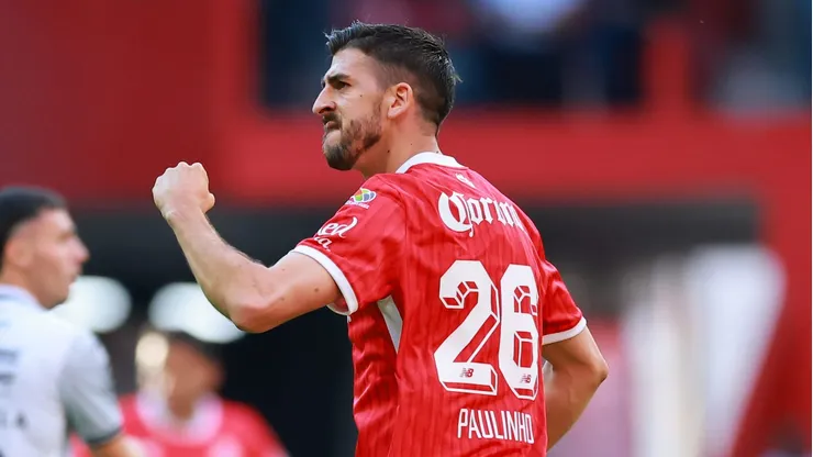 Paulinho marcó con Toluca y es líder de goleo en el Apertura 2025