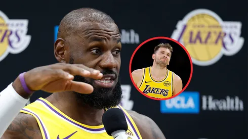 LeBron James le hizo un reclamo a Luka Doncic.