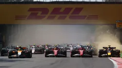 La largada del Gran Premio de México 2025