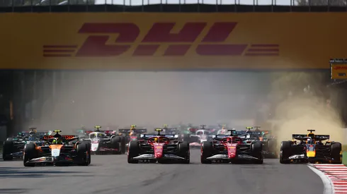 La largada del Gran Premio de México 2025