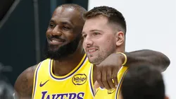LeBron James y Luka Doncic, figuras de Los Angeles Lakers