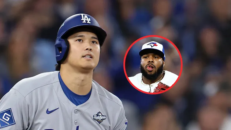Shohei Ohtani y Vladimir Guerrero Jr.