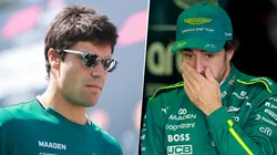 Lance Stroll y Fernando Alonso, pilotos de Aston Martin