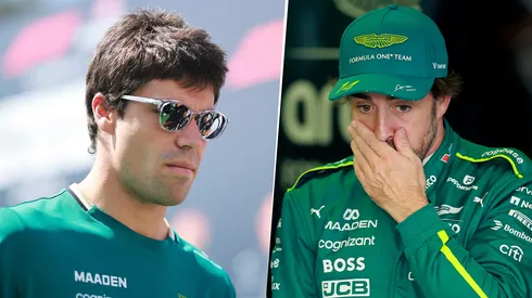 Lance Stroll y Fernando Alonso, pilotos de Aston Martin