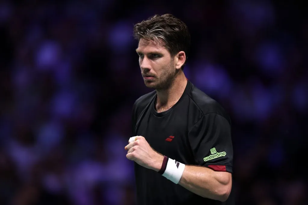 Cameron Norrie ya había dejado atrás al argentino Sebastián Báez en Primera Ronda (Getty Images)