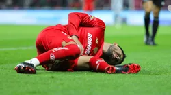 Alexis Vega se lesionó y estará un tiempo afuera.