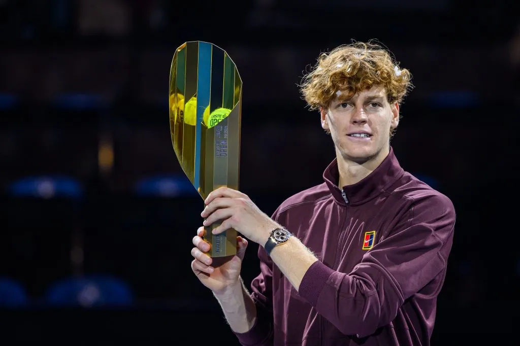 Jannik Sinner viene de ser campeón en el ATP 500 de Viena (Getty Images)