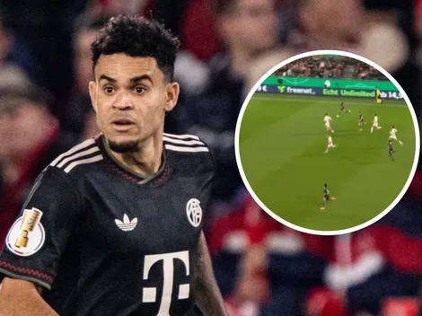 ¡Poco egoísta! La asistencia de Luis Díaz debajo del arco en la paliza de Bayern a Colonia