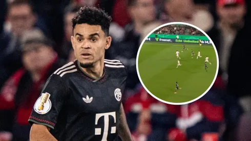 Luis Díaz y una jugada poco egoísta en Copa de Alemania.