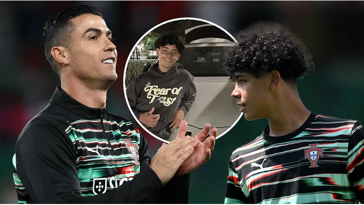Cristiano Ronaldo le obsequió un coche a su hijo