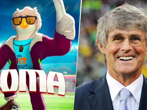 FIFA homenajeó a Bora Milutinović con la mascota del Mundial Sub-17