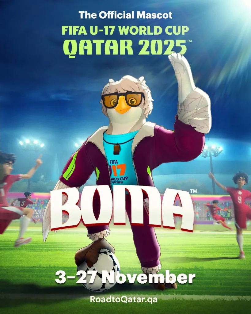 Boma, la mascota del Mundial Sub 17 2025 (Foto: FIFA.com)