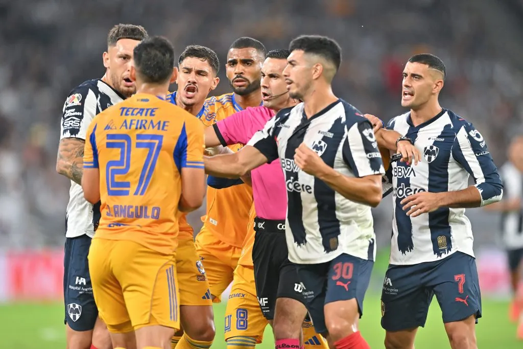 Rayados y Tigres empataron 1-1 en el Clásico Regio (Getty Images)