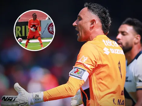La bronca de Keylor Navas con sus compañeros tras el penal en contra