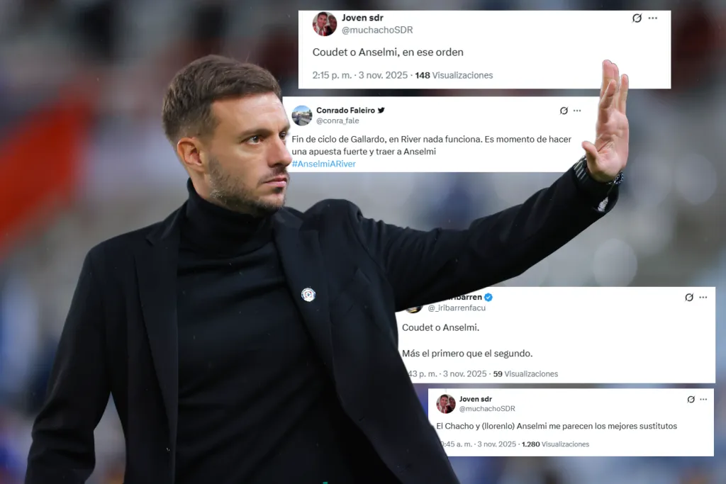 Martín Anselmi, la apuesta fuerte a la que apuntan algunos hinchas del Millonario (Getty Images)