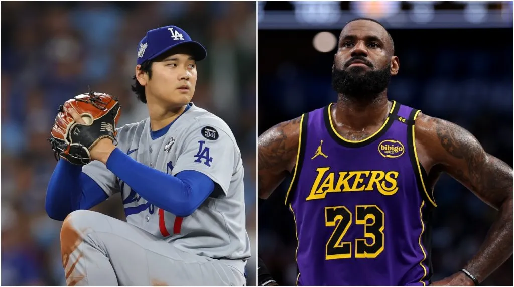 Shohei Othani y LeBron James tienen salarios muy diferentes. (Foto: Getty Images)