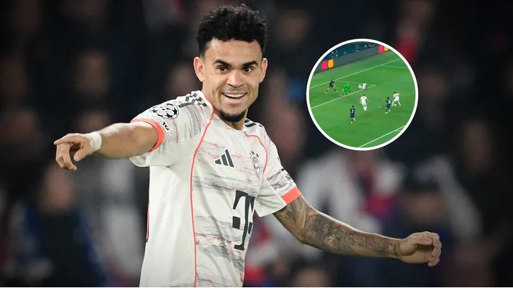 Luis Díaz le metió un gol al PSG con Bayern Múnich