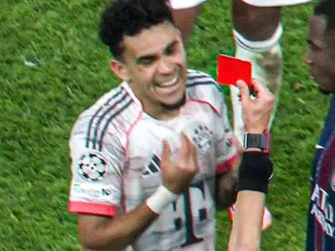 Luis Díaz, el hombre del día en la Champions: expulsión e insólito récord