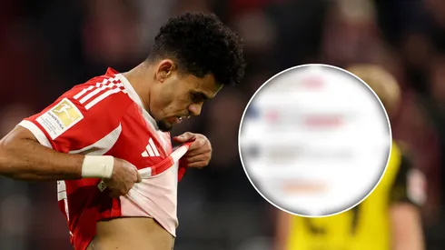 Díaz es hostigado tras la expulsión en Champions.