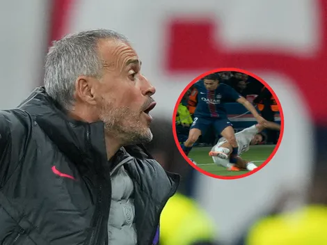 El DT de PSG defendió a Luis Díaz por la lesión y expulsión en Champions