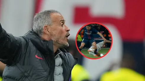 Luis Enrique defendió a Luis Díaz por su expulsión vs PSG.