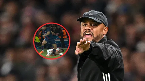 Vincent Kompany habló de la expulsión de Luis Díaz.