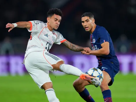 Díaz se pronuncia tras su expulsión en Bayern vs. PSG y envía mensaje a Hakimi