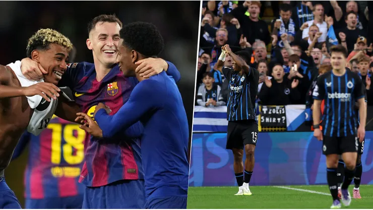 Alineaciones del Brujas vs Barcelona