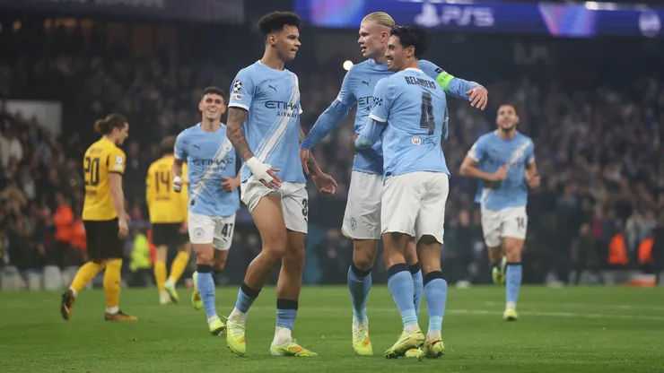 Haaland encabeza la tabla de goleo de la UCL.