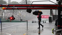 Lluvia en el circuito del Gran Premio de Brasil 2025