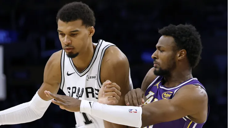 Victor Wembanyama humilló a Bronny James.